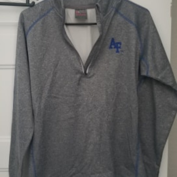 Quarter Zip Air Force Sweater - Picture 2 of 3